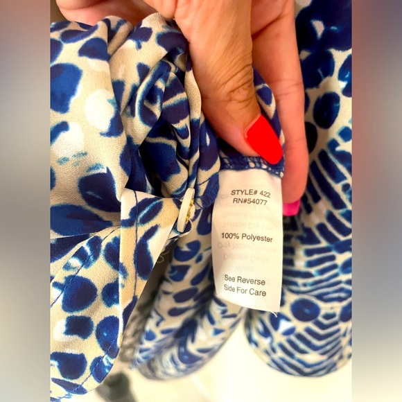 💎 CAbi button up long sleeve dress size small EUC ❤️ - Picture 9 of 10